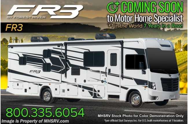2022 Forest River FR3 32DS Bunk Model W/ Slide Toppers, Hydraulic Leveling, Power Patio Awning and Oven