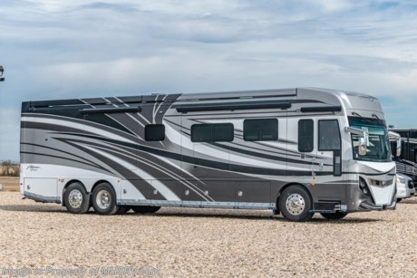 3-13 &lt;a href=&quot;http://www.mhsrv.com/american-coach-rv/&quot;&gt;&lt;img src=&quot;http://www.mhsrv.com/images/sold-americancoach.jpg&quot; width=&quot;383&quot; height=&quot;141&quot; border=&quot;0&quot;&gt;&lt;/a&gt; $25,000 F A C T O R Y * R E B A T E !! This Amazing Sale Price Includes the $25,000 Rebate! Save an additional $5,000 if active military or veteran! Call MHS for complete details! All Offers End 4/30/23 - MSRP $734,413. All New 2022 American Coach Dream 42Q Bath &amp; 1/2 rides on a custom-built Liberty by Freightliner chassis and is powered by a Cummins ISX turbocharged diesel engine with 450HP and 1250 ft. lbs. of torque. New Features for 2022 include push button start, automatic headlights, LCD dash display, new lower front cap, HWH flush slide system, HWH leveling system, blind spot detection system, additional insulation to front cap, upgraded generator, LED headlights, new dash with dual 10&quot; monitors, Samsung appliances, Samsung A/V, CPAP machine area added above bed, tiled slide floor, soft close latches, new articulating bed and more. This luxury bath &amp; 1/2 diesel motor home is approximately 42 feet and 11.5 inches in length and features a large shower, diesel Aqua Hot with rear ducted exhaust, independent front suspension, 20,000 lb. hitch receiver, Ultra Steer with Passive Steer on tag axle, high output dash climate control, 6-way power driver and passenger seating with lumbar support and power footrests as well as heated tile flooring throughout. Options include technology package, front overhead TV, satellite, sofa bed with mattress, dishwasher, motion power lounge, exterior freezer, roof mounted awning and a 2nd bay split slide-out tray. The 2022 American Coach Dream has a host of features including a full tile shower with teak bench, inverted three piece mirrors with integrated side cameras, 2800W Pure Sine Wave inverter, 12.5KW generator with power slide, lopro roof A/Cs with condensation lines, hydraulic and air leveling, contemporary ceiling plenum, large 4K TVs in the interior, Firefly multiplex system with Vega touchscreen, recessed cooktop with solid surface covers, fully enclosed roof ducting, security safe with keypad, residential refrigerator, articulating bed with deep overhead cabinets, RGB undercoach lighting, front stainless accents with backlit Dream logo, under slide-box LED lighting, Avionics entry door with air latches, bus-style fully enclosed entryway and so much more. 2022 products now feature the new American Coach Platinum Experience Warranty including 2 Year/24,000 mile limited warranty, 5 Year/50,000 mile structural warranty (including delamination), 3 Years Road side assistance through REV Assist, and a One year membership into the American Coach Association, the official club for American Coach owners Dedicated Concierge Team available via phone, email, online. For additional details on this unit and our entire inventory including brochures, window sticker, videos, photos, reviews &amp; testimonials as well as additional information about Motor Home Specialist and our manufacturers please visit us at MHSRV.com or call 800-335-6054. At Motor Home Specialist, we DO NOT charge any prep or orientation fees like you will find at other dealerships. All sale prices include a 200-point inspection, interior &amp; exterior wash, detail service and a fully automated high-pressure rain booth test and coach wash that is a standout service unlike that of any other in the industry. You will also receive a thorough coach orientation with an MHSRV technician, a night stay in our delivery park featuring landscaped and covered pads with full hook-ups and much more! Read Thousands upon Thousands of 5-Star Reviews at MHSRV.com and See What They Had to Say About Their Experience at Motor Home Specialist. WHY PAY MORE? WHY SETTLE FOR LESS?