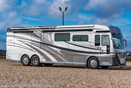 9-10 &lt;a href=&quot;http://www.mhsrv.com/american-coach-rv/&quot;&gt;&lt;img src=&quot;http://www.mhsrv.com/images/sold-americancoach.jpg&quot; width=&quot;383&quot; height=&quot;141&quot; border=&quot;0&quot;&gt;&lt;/a&gt; MSRP $726,879. All New 2022 American Coach Dream 39RK rides on a custom-built Liberty by Freightliner chassis and is powered by a Cummins ISX turbocharged diesel engine with 450HP and 1250 ft. lbs. of torque. New Features for 2022 include push button start, automatic headlights, LCD dash display, new lower front cap, HWH flush slide system, HWH leveling system, blind spot detection system, additional insulation to front cap, upgraded generator, LED headlights, new dash with dual 10&quot; monitors, Samsung appliances, motion power lounge, tiled slide floor, soft close latches, new articulating bed and more. This luxury diesel motor home is approximately 39 feet and 9 inches in length and features a large shower, diesel Aqua Hot with rear ducted exhaust, independent front suspension, hitch receiver, Ultra Steer with Passive Steer on tag axle, high output dash climate control, 6-way power driver and passenger seating with lumbar support and power footrests as well as tile flooring throughout. Options include front overhead TV, dishwasher, technology package, Trav’ler Satellite with Direct Network, exterior freezer, roof mounted awning and first full bay partial slide out. The 2022 American Coach Dream has a host of features including a full tile shower with teak bench, inverted three piece mirrors with integrated side cameras, 2800W Pure Sine Wave inverter, 12.5KW generator with power slide, lopro roof A/Cs with condensation lines, hydraulic and air leveling, contemporary ceiling plenum, large 4K TVs in the interior, Firefly multiplex system with Vega touchscreen, recessed cooktop with solid surface covers, fully enclosed roof ducting, security safe with keypad, residential refrigerator, articulating bed with deep overhead cabinets, bus-style fully enclosed entryway and so much more. 2022 products now feature the new American Coach Platinum Experience Warranty including 2 Year/24,000 mile limited warranty, 5 Year/50,000 mile structural warranty (including delamination), 3 Years Road side assistance through REV Assist, and a One year membership into the American Coach Association, the official club for American Coach owners Dedicated Concierge Team available via phone, email, online. For additional details on this unit and our entire inventory including brochures, window sticker, videos, photos, reviews &amp; testimonials as well as additional information about Motor Home Specialist and our manufacturers please visit us at MHSRV.com or call 800-335-6054. At Motor Home Specialist, we DO NOT charge any prep or orientation fees like you will find at other dealerships. All sale prices include a 200-point inspection, interior &amp; exterior wash, detail service and a fully automated high-pressure rain booth test and coach wash that is a standout service unlike that of any other in the industry. You will also receive a thorough coach orientation with an MHSRV technician, a night stay in our delivery park featuring landscaped and covered pads with full hook-ups and much more! Read Thousands upon Thousands of 5-Star Reviews at MHSRV.com and See What They Had to Say About Their Experience at Motor Home Specialist. WHY PAY MORE? WHY SETTLE FOR LESS?