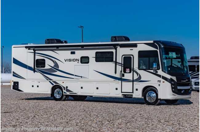 2022 Entegra Coach Vision XL 36C W/ Front OH Loft, Theater Seating Sofa, King Bed, Fireplace &amp; W/D