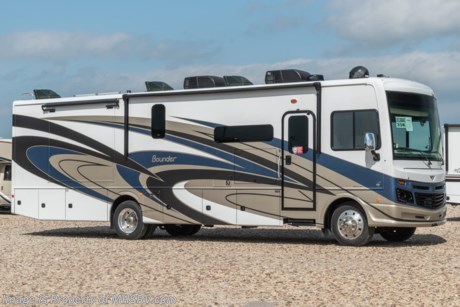 9-14 &lt;a href=&quot;http://www.mhsrv.com/fleetwood-rvs/&quot;&gt;&lt;img src=&quot;http://www.mhsrv.com/images/sold-fleetwood.jpg&quot; width=&quot;383&quot; height=&quot;141&quot; border=&quot;0&quot;&gt;&lt;/a&gt;  MSRP $247,078. New 2022 Fleetwood Bounder RV for sale at Motor Home Specialist, the #1 Volume Selling Motor Home Dealership in the World. This motorhome is 36 feet 3 inches in length and features the Ford 7.3 Triton V8 engine, dual pane frameless windows, auto gen start, remote powered heated mirrors with turn signals with side view cameras, auto leveling jack controls, residential refrigerator, large living room LED TV and much more. Options include the beautiful Oceanfront collection cabinetry, theater seating sofa, 3 burner range, drop down Hide-A-Loft bed, King&#174; universal satellite system, SumoSprings&#174;, steering stabilizer system, washer/dryer combo, upgraded WiFi Ranger, power cord reel, 265W electrical solar panel, and collision mitigation. For additional details on this unit and our entire inventory including brochures, window sticker, videos, photos, reviews &amp; testimonials as well as additional information about Motor Home Specialist and our manufacturers please visit us at MHSRV.com or call 800-335-6054. At Motor Home Specialist, we DO NOT charge any prep or orientation fees like you will find at other dealerships. All sale prices include a 200-point inspection, interior &amp; exterior wash, detail service and a fully automated high-pressure rain booth test and coach wash that is a standout service unlike that of any other in the industry. You will also receive a thorough coach orientation with an MHSRV technician, a night stay in our delivery park featuring landscaped and covered pads with full hook-ups and much more! Read Thousands upon Thousands of 5-Star Reviews at MHSRV.com and See What They Had to Say About Their Experience at Motor Home Specialist. WHY PAY MORE? WHY SETTLE FOR LESS?