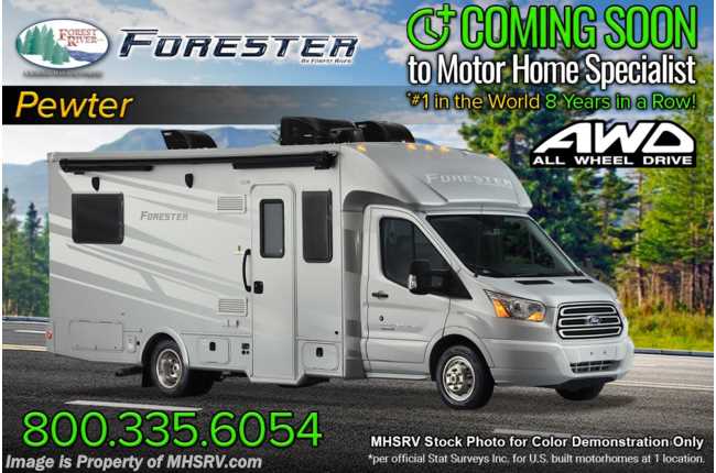 2022 Forest River Forester TS 2381A All-Wheel Drive (AWD) EcoBoost®  W/ Power Awning, 3 Camera System, Solar, Arctic Pkg &amp; More!