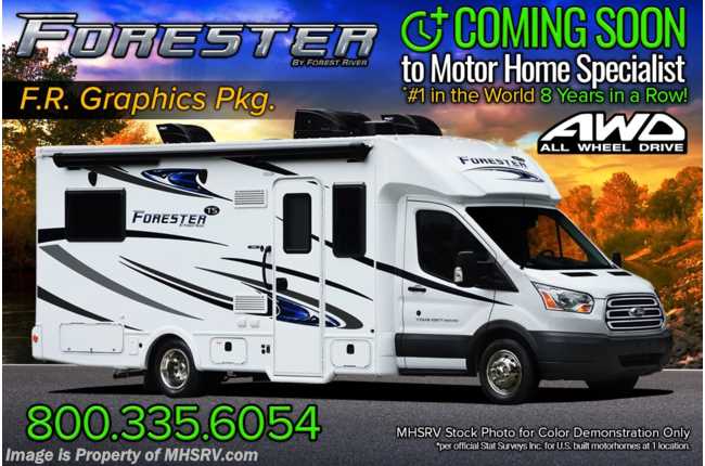 2022 Forest River Forester TS 2371A All-Wheel Drive (AWD) EcoBoost®  W/ Maxx Air, 3 Cam System, Solar, Power Awning &amp; More!