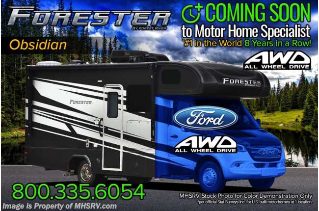2022 Forest River Forester TS 2371A All-Wheel Drive (AWD) EcoBoost®  W/ Full Body Paint, In House Entertainment W/ Ext. Speakers, Solar &amp; More