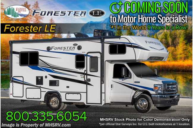 2023 Forest River Forester LE 2351LE W/ 3 Camera Monitoring, Running Boards, Convection Microwave, Upgraded Fridge &amp; More