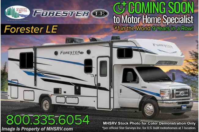 2023 Forest River Forester LE 2851S W/ Auto Leveling, Solar Panel, Alum Running Boards &amp; Artic Package