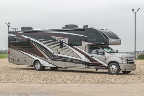 6-1 &lt;a href=&quot;http://www.mhsrv.com/thor-motor-coach/&quot;&gt;&lt;img src=&quot;http://www.mhsrv.com/images/sold-thor.jpg&quot; width=&quot;383&quot; height=&quot;141&quot; border=&quot;0&quot;&gt;&lt;/a&gt;  MSRP $303,323. New 2024 Thor Motor Coach Magnitude RS36 4 X 4 Bunk Model Super C Diesel. The RS36 floor plan measures approximately 37 feet 9 inches in length and is highlighted by a full wall slide, king size bed, exterior kitchen, theater seating with footrests, washer/dryer prep, a spacious bathroom with dual entrances and a great kitchen and living room layout with tons of sleeping and dining space for the family! It is powered by the Ford&#174; 6.7L Power Stroke&#174; V8 turbo diesel engine with 330HP, 825 lb.-ft. torque and 10 speed transmission with selectable drive modes including Tow/Haul, Eco, Deep Sand/Snow. Additional driver comforts found on the F600 4 X 4 chassis include audible lane departure warning system, pre-collision assist with automatic emergency braking (AEB) and forward collision warning, automatic headlights, FordPass™ Connect 4G Wi-Fi modem, fog lamps, rear view mirror with backup monitor, SYNC&#174; 3 enhanced voice recognition communications and entertainment system, color touchscreen, 911 assist, AppLink and smart-charging USB ports, navigation, side view cameras, emergency engine start switch and much more! This beautiful Super C luxury diesel RV also features the optional Solar Panel Plus Package, upgraded cabinetry and leatherette jackknife sofa. This RV also features aluminum wheels, automatic leveling jacks, power patio awning with LED lighting, frameless windows, keyless entry, residential refrigerator, large OTR convection microwave, solid surface kitchen counter top, ball bearing drawer guides, large TV in living area, exterior entertainment center with sound bar, Onan diesel generator with automatic generator start, multiplex wiring control system, tankless water heater, 1800-watt inverter and much more. For additional details on this unit and our entire inventory including brochures, window sticker, videos, photos, reviews &amp; testimonials as well as additional information about Motor Home Specialist and our manufacturers please visit us at MHSRV.com or call 800-335-6054. At Motor Home Specialist, we DO NOT charge any prep or orientation fees like you will find at other dealerships. All sale prices include a 200-point inspection, interior &amp; exterior wash, detail service and a fully automated high-pressure rain booth test and coach wash that is a standout service unlike that of any other in the industry. You will also receive a thorough coach orientation with an MHSRV technician, a night stay in our delivery park featuring landscaped and covered pads with full hook-ups and much more! Read Thousands upon Thousands of 5-Star Reviews at MHSRV.com and See What They Had to Say About Their Experience at Motor Home Specialist. WHY PAY MORE? WHY SETTLE FOR LESS?