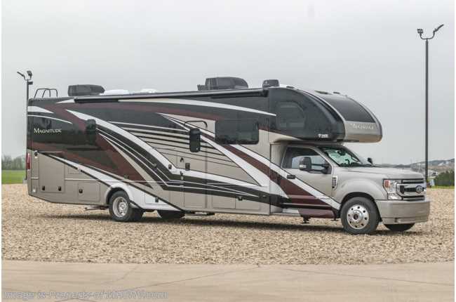 2024 Thor Motor Coach Magnitude RS36 4x4 Bunk Model Super C W/ Cab Over Bunk, Safety Tether, King Bed &amp; More