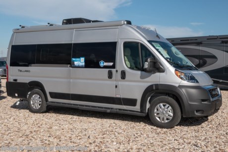 sold 8-24 New 2023 Thor Motor Coach Tellaro is powered by the RAM&#174; Promaster 3500 XT window van chassis, brought to life by a 3.6 liter V-6 with 280 horsepower and 260 lb-ft. of torque and is approximately 20 feet 11 inches in length. NEW Chassis Features include a 9 Speed Transmission, Digital Display and factory swivel seats from Ram! The Tellaro was made for the outdoor adventure with the bike racks able to fit two adult bikes &amp; easily fold up out of the way, and patio awning with reinforced leg supports. This amazing new motor home also includes sliding screen door at entry way, multi-media touchscreen dash radio, back-up monitor, leatherette swivel captain’s chairs, keyless entry system, aluminum wheels, euro-style cabinet doors, premium window shades, large skylight, living area TV with outdoor viewing capability, WiFi 4G Winegard Connect, Rapid Camp multiplex control system, solar panel with solar charge controller, holding tanks with heat pads and so much more. MSRP $137,466. For additional details on this unit and our entire inventory including brochures, window sticker, videos, photos, reviews &amp; testimonials as well as additional information about Motor Home Specialist and our manufacturers please visit us at MHSRV.com or call 800-335-6054. At Motor Home Specialist, we DO NOT charge any prep or orientation fees like you will find at other dealerships. All sale prices include a 200-point inspection, interior &amp; exterior wash, detail service and a fully automated high-pressure rain booth test and coach wash that is a standout service unlike that of any other in the industry. You will also receive a thorough coach orientation with an MHSRV technician, a night stay in our delivery park featuring landscaped and covered pads with full hook-ups and much more! Read Thousands upon Thousands of 5-Star Reviews at MHSRV.com and See What They Had to Say About Their Experience at Motor Home Specialist. WHY PAY MORE? WHY SETTLE FOR LESS?