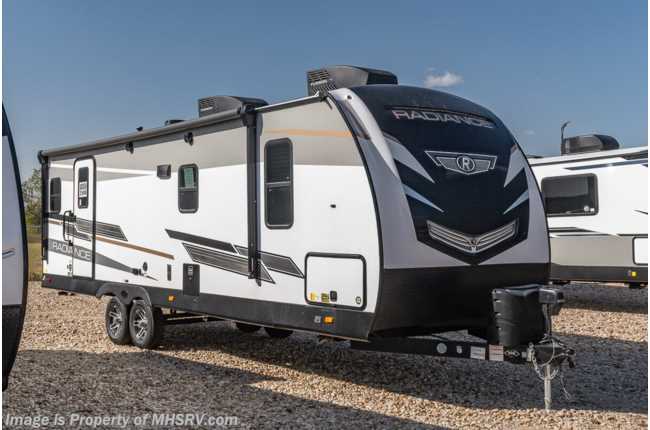 2022 Cruiser RV Radiance Ultra-Lite 25RB W/ Theater Seats, King Bed, Walk-In Pantry, 2 A/Cs &amp; Power Stabilizers