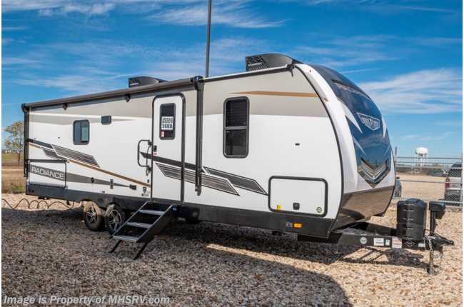2022 Cruiser RV Radiance R-26KB W/ Pwr Stabilizing Jacks, Second A/C, 50Amp, Theater Seats, LED TV &amp; More