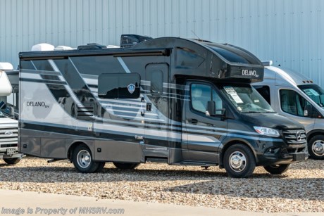 4-8  &lt;a href=&quot;http://www.mhsrv.com/thor-motor-coach/&quot;&gt;&lt;img src=&quot;http://www.mhsrv.com/images/sold-thor.jpg&quot; width=&quot;383&quot; height=&quot;141&quot; border=&quot;0&quot;&gt;&lt;/a&gt;   MSRP $190,801. New 2022 Thor Motor Coach Delano SV 24TT Mercedes Diesel Sprinter. This Luxury RV measures approximately 24 feet 9 inches in length with a tank-less water heater, a generator and the ultra-high-line cabinetry from TMC that set this coach apart from the competition! Optional equipment includes the beautiful full-body paint exterior, single child safety tether &amp; auto leveling jacks w/ touch pad controls. The Delano Sprinter also features a fiberglass front cap with skylight, an armless power patio awning with integrated LED lighting, frameless windows, remote exterior mirrors, back up system, swivel captain’s chairs, full extension metal ball-bearing drawer guides, Rapid Camp+, holding tanks with heat pads and much more. For more complete details on this unit and our entire inventory including brochures, window sticker, videos, photos, reviews &amp; testimonials as well as additional information about Motor Home Specialist and our manufacturers please visit us at MHSRV.com or call 800-335-6054. At Motor Home Specialist, we DO NOT charge any prep or orientation fees like you will find at other dealerships. All sale prices include a 200-point inspection, interior &amp; exterior wash, detail service and a fully automated high-pressure rain booth test and coach wash that is a standout service unlike that of any other in the industry. You will also receive a thorough coach orientation with an MHSRV technician, an RV Starter&#39;s kit, a night stay in our delivery park featuring landscaped and covered pads with full hook-ups and much more! Read Thousands upon Thousands of 5-Star Reviews at MHSRV.com and See What They Had to Say About Their Experience at Motor Home Specialist. WHY PAY MORE? WHY SETTLE FOR LESS?
