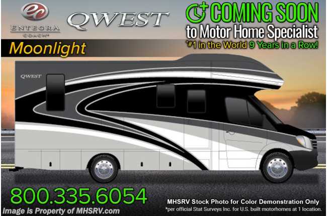 2023 Entegra Coach Qwest 24R Sprinter Diesel W/ Auto Leveling, Windshield Cover, Diesel Gen, Customer Value Pkg &amp; More