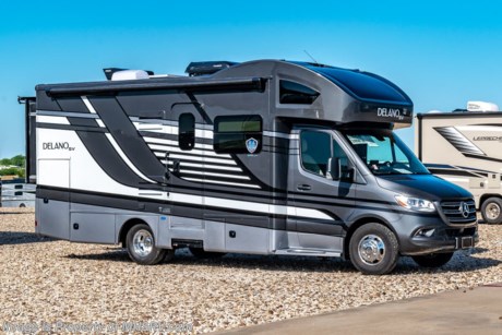 5-12-22  &lt;a href=&quot;http://www.mhsrv.com/thor-motor-coach/&quot;&gt;&lt;img src=&quot;http://www.mhsrv.com/images/sold-thor.jpg&quot; width=&quot;383&quot; height=&quot;141&quot; border=&quot;0&quot;&gt;&lt;/a&gt;  MSRP $202,785. New 2022 Thor Motor Coach Delano SV 24RW Mercedes Diesel Sprinter. This Luxury RV measures approximately 25 feet 8 inches in length with a tank-less water heater, a generator and the ultra-high-line cabinetry from TMC that set this coach apart from the competition! Optional equipment includes the beautiful full-body paint exterior, auto leveling jacks w/ touch pad controls and an Onan diesel generator. The Delano Sprinter also features a fiberglass front cap with skylight, an armless power patio awning with integrated LED lighting, frameless windows, remote exterior mirrors, backup system, swivel captain’s chairs, full extension metal ball-bearing drawer guides, Rapid Camp+, holding tanks with heat pads and much more. For more complete details on this unit and our entire inventory including brochures, window sticker, videos, photos, reviews &amp; testimonials as well as additional information about Motor Home Specialist and our manufacturers please visit us at MHSRV.com or call 800-335-6054. At Motor Home Specialist, we DO NOT charge any prep or orientation fees like you will find at other dealerships. All sale prices include a 200-point inspection, interior &amp; exterior wash, detail service and a fully automated high-pressure rain booth test and coach wash that is a standout service unlike that of any other in the industry. You will also receive a thorough coach orientation with an MHSRV technician, an RV Starter&#39;s kit, a night stay in our delivery park featuring landscaped and covered pads with full hook-ups and much more! Read Thousands upon Thousands of 5-Star Reviews at MHSRV.com and See What They Had to Say About Their Experience at Motor Home Specialist. WHY PAY MORE? WHY SETTLE FOR LESS?