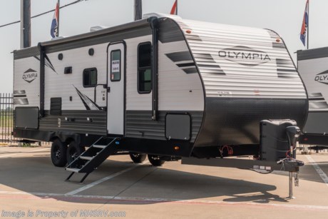 9/3021  &lt;a href=&quot;http://www.mhsrv.com/travel-trailers/&quot;&gt;&lt;img src=&quot;http://www.mhsrv.com/images/sold-traveltrailer.jpg&quot; width=&quot;383&quot; height=&quot;141&quot; border=&quot;0&quot;&gt;&lt;/a&gt;  M.S.R.P. $38,386. The All-New 2022 Highland Ridge Olympia 26BHS Bunk Model is approximately 30 feet 9 inches featuring a double bunk, fireplace and exterior refrigerator. This RV features the optional upgraded main A/C, second ducted A/C and an LED TV. Additional options include the Customer Convenience &amp; RVR packages which feature a 3 burner range with glass cover, residential flooring throughout, water heater, microwave, nitrogen filled tires, power awning with LED lighting, integrated speakers, solar prep, stabilizer jacks, dinette storage doors, upgraded kitchen faucet, 7 way plug, solid step main entrance step, blackout shades, gas struts on the main bed, kitchen backsplash and much more! M.S.R.P. of $38,386 includes freight and destination charges. For additional details on this unit and our entire inventory including brochures, window sticker, videos, photos, reviews &amp; testimonials as well as additional information about Motor Home Specialist and our manufacturers please visit us at MHSRV.com or call 800-335-6054. At Motor Home Specialist, we DO NOT charge any prep or orientation fees like you will find at other dealerships. All sale prices include a 200-point inspection, interior &amp; exterior wash, detail service and a fully automated high-pressure rain booth test and coach wash that is a standout service unlike that of any other in the industry. You will also receive a thorough coach orientation with an MHSRV technician, a night stay in our delivery park featuring landscaped and covered pads with full hook-ups and much more! Read Thousands upon Thousands of 5-Star Reviews at MHSRV.com and See What They Had to Say About Their Experience at Motor Home Specialist. WHY PAY MORE? WHY SETTLE FOR LESS?