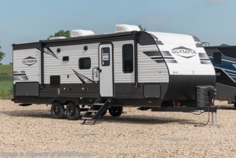 9/30//21  &lt;a href=&quot;http://www.mhsrv.com/travel-trailers/&quot;&gt;&lt;img src=&quot;http://www.mhsrv.com/images/sold-traveltrailer.jpg&quot; width=&quot;383&quot; height=&quot;141&quot; border=&quot;0&quot;&gt;&lt;/a&gt;  M.S.R.P. $38,910. The All-New 2022 Highland Ridge Olympia 26BHS Bunk Model is approximately 30 feet 9 inches featuring a double bunk, fireplace and exterior refrigerator. This RV features the optional upgraded main A/C, second ducted A/C and an LED TV. Additional options include the Solar Power Package and the Customer Convenience &amp; RVR packages which feature a 3 burner range with glass cover, residential flooring throughout, water heater, microwave, nitrogen filled tires, power awning with LED lighting, integrated speakers, solar prep, stabilizer jacks, dinette storage doors, upgraded kitchen faucet, 7 way plug, solid step main entrance step, blackout shades, gas struts on the main bed, kitchen backsplash and much more! M.S.R.P. of $38,910 includes freight and destination charges. For additional details on this unit and our entire inventory including brochures, window sticker, videos, photos, reviews &amp; testimonials as well as additional information about Motor Home Specialist and our manufacturers please visit us at MHSRV.com or call 800-335-6054. At Motor Home Specialist, we DO NOT charge any prep or orientation fees like you will find at other dealerships. All sale prices include a 200-point inspection, interior &amp; exterior wash, detail service and a fully automated high-pressure rain booth test and coach wash that is a standout service unlike that of any other in the industry. You will also receive a thorough coach orientation with an MHSRV technician, a night stay in our delivery park featuring landscaped and covered pads with full hook-ups and much more! Read Thousands upon Thousands of 5-Star Reviews at MHSRV.com and See What They Had to Say About Their Experience at Motor Home Specialist. WHY PAY MORE? WHY SETTLE FOR LESS?