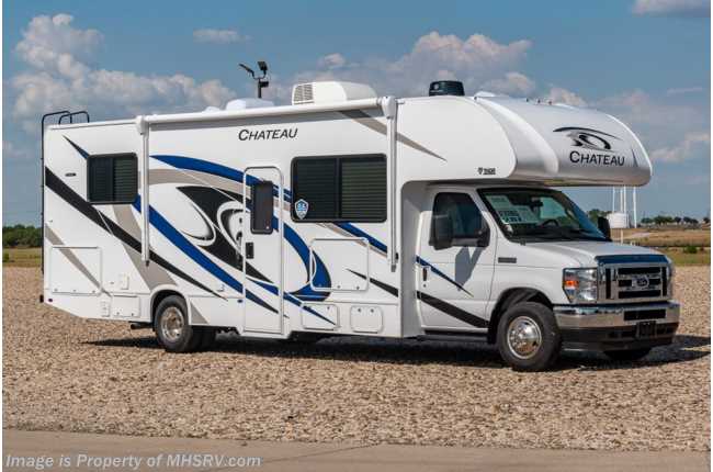 2023 Thor Motor Coach Chateau 28Z W/ Theater Seats, Pwr Drivers Seat, Ext. Kitchen, Upgraded A/C, Solar, Heated Tanks &amp; More