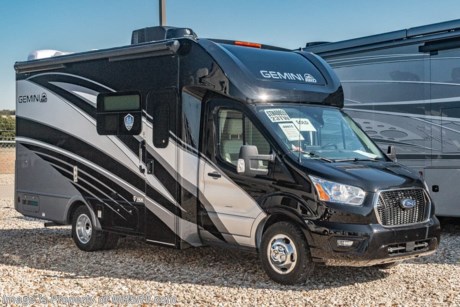 8-24-23 &lt;a href=&quot;http://www.mhsrv.com/thor-motor-coach/&quot;&gt;&lt;img src=&quot;http://www.mhsrv.com/images/sold-thor.jpg&quot; width=&quot;383&quot; height=&quot;141&quot; border=&quot;0&quot;&gt;&lt;/a&gt; MSRP $165,803. All New 2023 Thor Gemini RUV Model 23TW with a slide for sale at Motor Home Specialist; the #1 Volume Selling Motor Home Dealership in the World. Optional equipment includes the full body paint exterior and upgraded cabinetry. You will also be pleased to find a host of standard appointments that include a tankless water heater, one-piece front cap with built in skylight featuring an electric shade, dash applique, swivel passenger chair, euro-style cabinet doors with soft close hidden hinges, holding tanks with heat pads and so much more. For additional details on this unit and our entire inventory including brochures, window sticker, videos, photos, reviews &amp; testimonials as well as additional information about Motor Home Specialist and our manufacturers please visit us at MHSRV.com or call 800-335-6054. At Motor Home Specialist, we DO NOT charge any prep or orientation fees like you will find at other dealerships. All sale prices include a 200-point inspection, interior &amp; exterior wash, detail service and a fully automated high-pressure rain booth test and coach wash that is a standout service unlike that of any other in the industry. You will also receive a thorough coach orientation with an MHSRV technician, a night stay in our delivery park featuring landscaped and covered pads with full hook-ups and much more! Read Thousands upon Thousands of 5-Star Reviews at MHSRV.com and See What They Had to Say About Their Experience at Motor Home Specialist. WHY PAY MORE? WHY SETTLE FOR LESS?