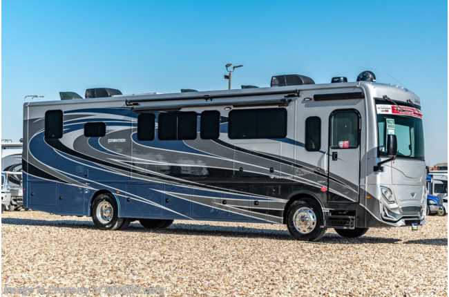2022 Fleetwood Frontier 36SS W/ Satellite, King, W/D, Drop Down Bed, Theater Seats, Upgraded A/C, Power Cord Reel &amp; More