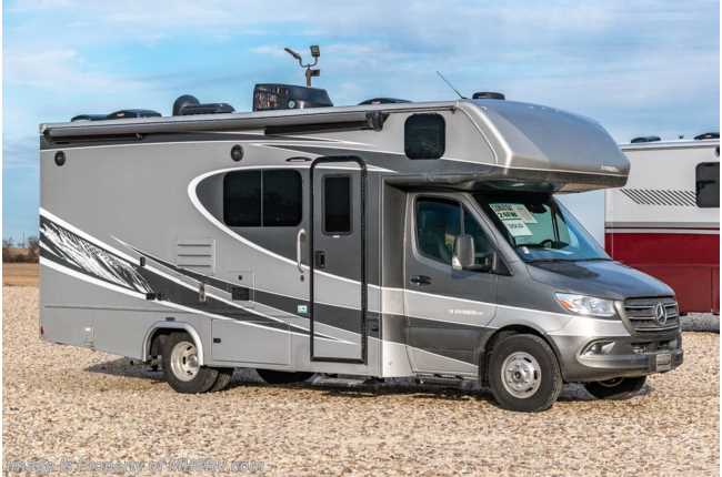 2022 Dynamax Corp Isata 3 Series 24FW Sprinter Diesel RV W/ Lithium Batteries, Powered Theater Seats, TPMS, OH Bunk &amp; More