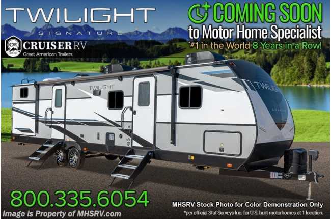 2022 Thor Twilight TWS 2800 Bunk Model W/ King Bed Slide System, 50amp &amp; Much More