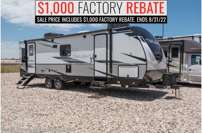 2022 Twilight RV Signature TWS 2690 W/ Theater Seating, Dual A/C, King, 50AMP, Power Stab Jacks &amp; More