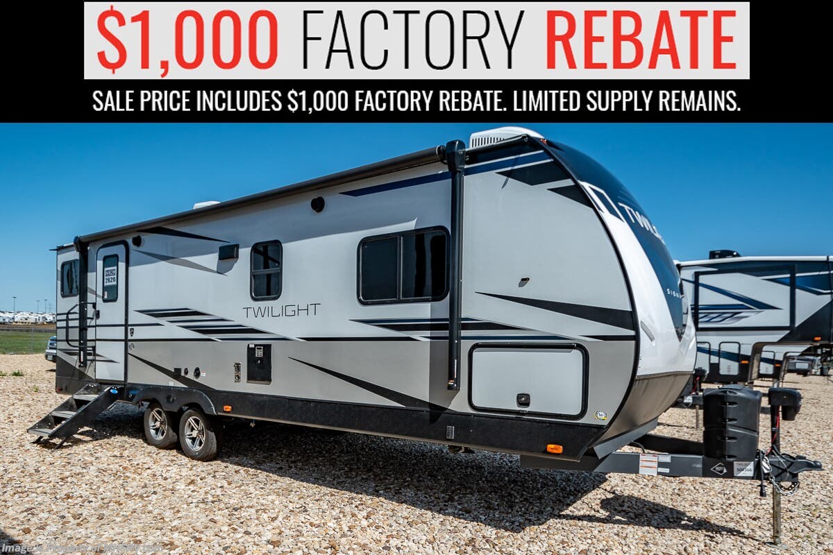 2022 Twilight RV Signature TWS 2620 W/ Power Tongue Jack, Dual A/C, Theater Seating, 50Amp &amp; Much More