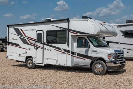 5-29-23 &lt;a href=&quot;http://www.mhsrv.com/coachmen-rv/&quot;&gt;&lt;img src=&quot;http://www.mhsrv.com/images/sold-coachmen.jpg&quot; width=&quot;383&quot; height=&quot;141&quot; border=&quot;0&quot;&gt;&lt;/a&gt;  MSRP $144,781. The All New 2023 Coachmen Freelander Model 26DS for sale at Motor Home Specialist; the #1 volume selling motor home dealership in the world! This Class C RV is approximately 27 feet and 5 inches in length and features a cabover loft and a Ford chassis. Additional options include driver/passenger swivel seats, windshield cover, cockpit folding table, equalizer stabilizer jacks, dual A/C, fiberglass front cap no window, Winegard wifi booster, and exterior entertainment center w/ 32&quot; TV and bluetooth soundbar as well as the Freelander Package, Premium Plus Package, and CRV Comfort Ride Premier Package. For additional details on this unit and our entire inventory including brochures, window sticker, videos, photos, reviews &amp; testimonials as well as additional information about Motor Home Specialist and our manufacturers please visit us at MHSRV.com or call 800-335-6054. At Motor Home Specialist, we DO NOT charge any prep or orientation fees like you will find at other dealerships. All sale prices include a 200-point inspection, interior &amp; exterior wash, detail service and a fully automated high-pressure rain booth test and coach wash that is a standout service unlike that of any other in the industry. You will also receive a thorough coach orientation with an MHSRV technician, a night stay in our delivery park featuring landscaped and covered pads with full hook-ups and much more! Read Thousands upon Thousands of 5-Star Reviews at MHSRV.com and See What They Had to Say About Their Experience at Motor Home Specialist. WHY PAY MORE? WHY SETTLE FOR LESS?