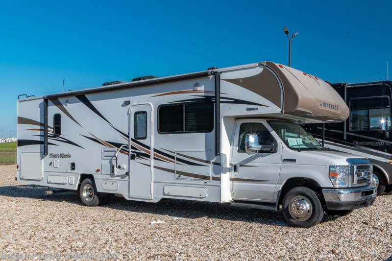 2018 Winnebago Minnie Winnie 31G Bunk Model W/ Oven, Power Patio Awning ...