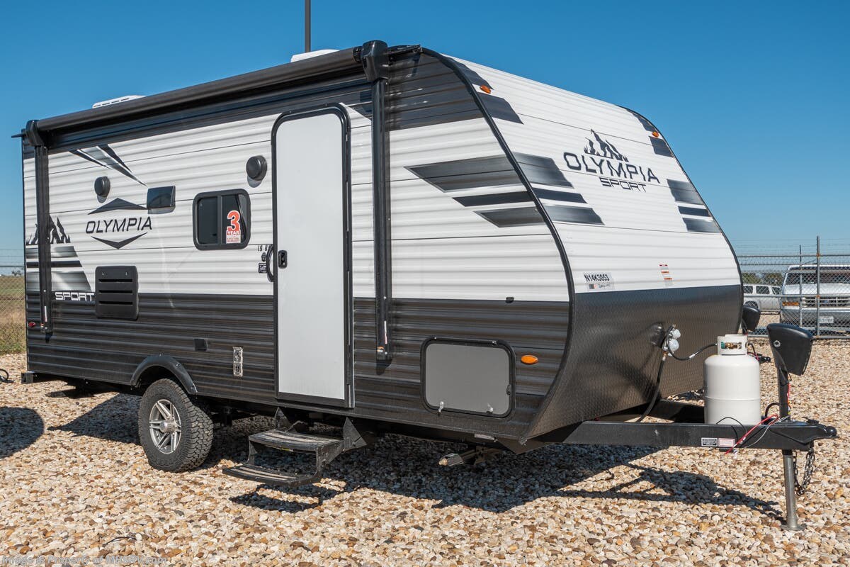 2022 Highland Ridge Olympia 19BH Bunk Model W/ LED TV, Solar, Spare TV &amp; More