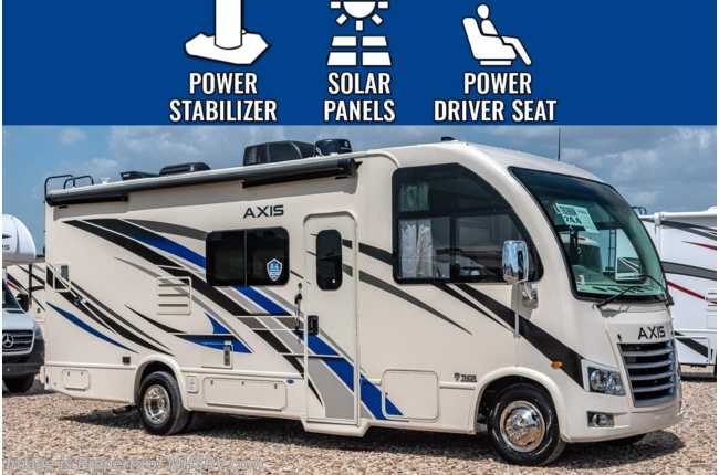 2023 Thor Motor Coach Axis 24.4 W/ Stabilizer, Solar Charging System, Heated Tanks, Power Drivers Seat &amp; More