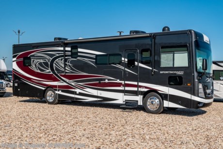 2/21/2024  &lt;a href=&quot;http://www.mhsrv.com/coachmen-rv/&quot;&gt;&lt;img src=&quot;http://www.mhsrv.com/images/sold-coachmen.jpg&quot; width=&quot;383&quot; height=&quot;141&quot; border=&quot;0&quot;&gt;&lt;/a&gt;  MSRP $336,074. All-New 2023 Coachmen Sportscoach SRS 365RB Bath &amp; 1/2 measures approximately 40 feet in length and features a 340HP Cummins 6.7ISB engine, (2) slide-outs, king size bed and residential refrigerator.  A few new features include a new front cap with back-lit badge, new headlamp styling, all new exterior paint colors &amp; schemes, general d&#233;cor updates throughout, 3 burner stove, two 15K BTU heat pumps are now standard, USB charge ports on each side of the bed and a roof mounted solar panel. Options include the Diamond Shield paint protection, aluminum wheels, power theater seating, outside kitchen, In-Motion Satellite, and washer/dryer. This beautiful RV also has an impressive list of standard features that include raised panel hardwood cabinet doors throughout, power front privacy shade, solid surface countertops throughout, convection microwave, front cockpit salon bunk, digital dash, privacy shades through-out, 6.0 dsl generator with auto gen start, 2000 watt inverter and much more. For additional details on this unit and our entire inventory including brochures, window sticker, videos, photos, reviews &amp; testimonials as well as additional information about Motor Home Specialist and our manufacturers please visit us at MHSRV.com or call 800-335-6054. At Motor Home Specialist, we DO NOT charge any prep or orientation fees like you will find at other dealerships. All sale prices include a 200-point inspection, interior &amp; exterior wash, detail service and a fully automated high-pressure rain booth test and coach wash that is a standout service unlike that of any other in the industry. You will also receive a thorough coach orientation with an MHSRV technician, a night stay in our delivery park featuring landscaped and covered pads with full hook-ups and much more! Read Thousands upon Thousands of 5-Star Reviews at MHSRV.com and See What They Had to Say About Their Experience at Motor Home Specialist. WHY PAY MORE? WHY SETTLE FOR LESS?