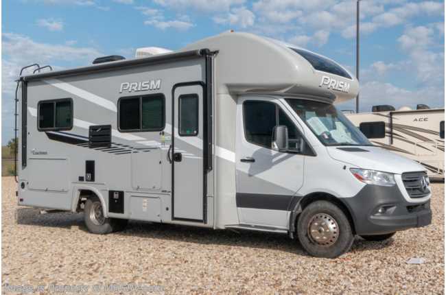 2021 Coachmen Prism 24FS Super C W/ Ducted A/C, Oven, Theater Seats, OH Bunk, GPS, 3 Cam Monitoring &amp; More