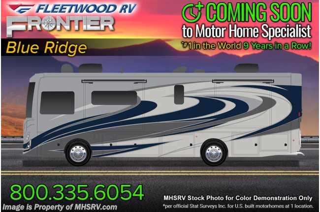2023 Fleetwood Frontier 36SS W/ Upgraded A/C, W/D, King Satellite, Power Cord Reel, Central Vacuum &amp; More