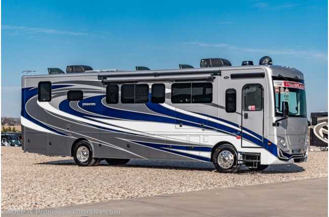 2022 Fleetwood Frontier 36SS W/ 1st Bay Slide Out Tray, Upgraded A/C, Central Vacuum, Power Cord Reel, Satellite &amp; More