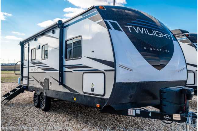 2022 Twilight RV TWS 2100 W/ Power Stab Jacks, Theater Dinette, Upgraded Fridge, King Bed Sliding System, 2 A/Cs &amp; More