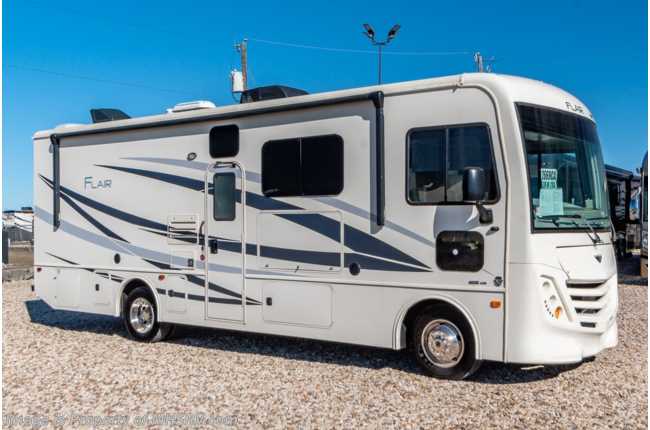 2019 Fleetwood Flair 28A W/ Power Roof Vents, Ext. TV, Power Visor, Hydraulic Leveling, Theater Seats, 3 Cam Monitoring &amp; More
