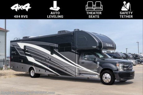 4/19/2024  &lt;a href=&quot;http://www.mhsrv.com/thor-motor-coach/&quot;&gt;&lt;img src=&quot;http://www.mhsrv.com/images/sold-thor.jpg&quot; width=&quot;383&quot; height=&quot;141&quot; border=&quot;0&quot;&gt;&lt;/a&gt;  MSRP $303,323. New 2024 Thor Motor Coach Omni RS36 4 X 4 Bunk Model Super C Diesel. The RS36 floor plan measures approximately 37 feet 9 inches in length and is highlighted by a full wall slide, king bed, exterior kitchen, theater seating with footrests, washer/dryer prep, a spacious bathroom with dual entrances and a great kitchen and living room layout with tons of sleeping and dining space for the family! It is powered by the Ford&#174; 6.7L Power Stroke&#174; V8 turbo diesel engine with 330HP, 825 lb.-ft. torque and 10 speed transmission with selectable drive modes including Tow/Haul, Eco, Deep Sand/Snow. Additional driver comforts found on the F600 4 X 4 chassis include audible lane departure warning system, pre-collision assist with automatic emergency braking (AEB) and forward collision warning, automatic headlights, FordPass™ Connect 4G Wi-Fi modem, fog lamps, rear view mirror with backup monitor, SYNC&#174; 3 enhanced voice recognition communications and entertainment system, color touchscreen, 911 assist, AppLink and smart-charging USB ports, navigation, side view cameras, emergency engine start switch and much more! This beautiful Super C luxury diesel RV also features the optional Solar Panel Plus Package and upgraded cabinetry. This RV also features aluminum wheels, automatic leveling jacks, power patio awning with LED lighting, frameless windows, keyless entry, residential refrigerator, large OTR convection microwave, solid surface kitchen counter top, ball bearing drawer guides, large TV in living area, exterior entertainment center with sound bar, Onan diesel generator with automatic generator start, multiplex wiring control system, tankless water heater, 1800-watt inverter and much more. For additional details on this unit and our entire inventory including brochures, window sticker, videos, photos, reviews &amp; testimonials as well as additional information about Motor Home Specialist and our manufacturers please visit us at MHSRV.com or call 800-335-6054. All sale prices include a multi-point inspection, interior &amp; exterior wash, detail service and a fully automated high-pressure rain booth test and coach wash that is a standout service unlike that of any other in the industry. You will also receive a thorough coach orientation with an MHSRV technician, a night stay in our delivery park featuring landscaped and covered pads with full hook-ups and much more! Read Thousands upon Thousands of 5-Star Reviews at MHSRV.com and see what they had to say about their experience at Motor Home Specialist. MHSRV.com or 800-335-6054 - Why Pay More? Why Settle for Less?
