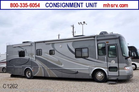 Picked Up 6-20-2011 - Used Tiffin RV for Sale - 2005 Tiffin Phaeton with 4 slides, model 40QDH: Only 29,736 miles! This RV is approximately 40&#39; in length and features a powerful 350 HP Caterpillar diesel engine, Freightliner raised rail chassis, inverter, Allison 6-speed automatic trans, 7.5KW Onan diesel generator, automatic leveling system, 5 disc DVD player and (2) TVs. For complete details visit Motor Home Specialist at MHSRV .com or 800-335-6054: The #1 Volume Selling Motor Home Dealer in Texas.