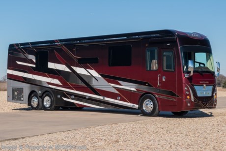 &lt;a href=&quot;http://www.mhsrv.com/other-rvs-for-sale/foretravel-rv/&quot;&gt;&lt;img src=&quot;http://www.mhsrv.com/images/sold-foretravel.jpg&quot; width=&quot;383&quot; height=&quot;141&quot; border=&quot;0&quot;&gt;&lt;/a&gt; M.S.R.P. $1,571,230 - The 2023 Foretravel Realm Presidential Series takes the luxury motor coach market to all new heights and further propels the legacy of Foretravel as well as the Realm FS6 itself. The Foretravel Realm stands alone as the finest motor coach of its kind available on the market today. It rides on Spartan&#39;s Premier K4 chassis offering incomparable ride, handling, and safety. This extraordinary motor coach is the LVMS (Luxury Villa Master Suite) floor plan with the bold and unmistakable Crown interior d&#233;cor package and the all-new Cathedral exterior paint scheme that are both exclusive to the Realm Presidential Series. The LVMS is unlike any luxury motor coach in the world; offering multiple living &amp; dining accommodations highlighted by the dual power-adjustable dinette tables and extra-large curved lounger and a master suite arrangement unlike any other. You will find spacious wardrobes, a lavish custom-built vanity, and a chair that doubles as a workstation, extra-large nightstands, convenient washer/dryer to closet accessibility, and exceptional storage throughout this one-of-a-kind floor plan. You will also find a true flat floor design throughout the Realm Presidential Series including, not only Foretravel&#39;s premium flat floor slide-out rooms but also the bedroom to master bath transition. The Presidential Series also boasts a 600D Hydronic Heating system. You will find a multi-function digital dash and instrumentation display system, the Premier Steer adjustable driver&#39;s assist system, Navigation with in-dash and additional passenger side monitors, a Coach Monitoring System, tire pressure sensors, beautiful full tile floors and back-splashes, ultra-high-end quartz counter tops throughout, premium brand refrigerator and convection microwave, LED accent lighting throughout, a beautiful curved step entry way, Braun extra heavy duty power entrance steps, a designer entry door with LED accent lighting, 4K QLED TVs where applicable, upgraded cab stereo and sub-woofer, heated and cooled leather pilot and co-pilot seats, recessed and upgraded ceiling features in the galley and bedroom, recessed cook top, Mobile Eye Collision Avoidance System, a &quot;Bird&#39;s Eye View&quot; camera system for the ultimate in coach visibility along with an additional 3-camera coach monitoring system with power rear camera, Eaton Vorad blind spotters, dual integrated power awnings, power entry door awning, exterior entertainment center, (2) electric sliding cargo trays, exterior freezer, full coach and multi-color LED ground effect lighting package, unmistakable full body paint exterior with Armor-Coat sprayed protection below windshield, chrome grill and accent package, (2) 2800 watt inverters, electric floor heat, 320-watt solar panel package, dishwasher drawer, HD satellite and WiFi Ranger Elite. The Spartan K4 chassis is not only massive in stature but boasts a best-in-class 20,000 lb. Independent Front Suspension, Premier Steer (adjustable steering control system), Torqued-Box Frame, a passive steering rear tag axle for incomparable handling and maneuverability as well as the Spartan Advanced Protection System which includes OnGuard™ Active a collision mitigation system with adaptive cruise control, electronic stability control, and automatic traction control. You will know instantly, once behind the wheel of a Realm, that this chassis is truly a cut above all other luxury motor coach chassis. It is powered by a Cummins 605HP diesel. You will also find additional advanced safety features on a Realm like a fire suppression system for the engine, Tyron Bead-Lock wheel safety bands and steel construction rather than aluminum found in the competition. You will also enjoy the ultimate slide-out room fit and finish. These slides are undoubtedly head and shoulders above the competition. They feature pneumatic seals that provide a literal airtight seal completely around the entire slide-out room regardless of slide position for the premium in fit, finish, and function. They also feature a power drop-down flooring system that gives the Realm not only a flat-floor when extended, but a true flat-floor when retracted as well. (No carpet lip, uneven floor surfaces, damaging rollers, poorly sealed rubber gaskets, etc.) The Realm also features a flat floor bedroom to master bath transition. You won&#39;t find that in the competition; Nor will you find a *3-YEAR or 50K MILE SPARTAN NO-COST MAINTENANCE PLAN INCLUDED - (A Realm Exclusive) and a *2-YEAR or 24K MILE LIMITED WARRANTY. For more details contact Motor Home Specialist today. REALM, by definition, is a royal kingdom; a domain within which anything may occur, prevail or dominate. The Realm of Dreams is here and available at Motor Home Specialist, the #1 Volume Selling Motor Home Dealership in the World. Visit MHSRV.com or call 800-335-6054 for complete details, photos, videos, brochures, and more. The Foretravel Realm Presidential Series FS6... Your Kingdom Awaits.