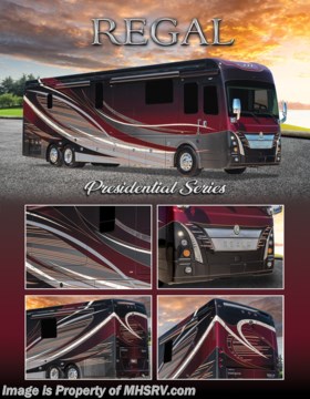 &lt;a href=&quot;http://www.mhsrv.com/other-rvs-for-sale/foretravel-rv/&quot;&gt;&lt;img src=&quot;http://www.mhsrv.com/images/sold-foretravel.jpg&quot; width=&quot;383&quot; height=&quot;141&quot; border=&quot;0&quot;&gt;&lt;/a&gt; M.S.R.P. $1,586,670 - The 2023 Foretravel Realm Presidential Series takes the luxury motor coach market to all new heights and further propels the legacy of Foretravel as well as the Realm FS6 itself. The Foretravel Realm stands alone as the finest motor coach of its kind available on the market today. It rides on Spartan&#39;s Premier K4 chassis offering incomparable ride, handling, and safety. This extraordinary motor coach is the Luxury Villa Bunk W/Spa option (LVB) floor plan with the incomparable Majesty interior d&#233;cor package and the all-new Catapult exterior paint scheme that are both exclusive to the Realm Presidential Series. The LVB floor plan is also unlike that of any other luxury motor coach in the world; offering premier bunk accommodations and 2 full baths. The option that transforms this particular Realm into a Spa-like retreat is the ultra-high-end massaging tub in the master bath. The Kohler Underscore&#174; bath combines BubbleMassage™ hydrotherapy, and VibrAcoustic&#174; sound waves for a complete mind-body sensory experience. Six hidden speakers emit sound waves that envelop and gently resound within the body. Choose a soothing spa session with built-in compositions, unwind to your own music playlists, or catch up on news and podcasts. Meanwhile, the 122 air jets release thousands of air bath bubbles to cushion and massage your body, and Zones of Control™ lets you target the massage to your back, midsection, or feet as well as control the intensity with 18 different levels. The tub is masterfully tiled and includes a large ledge and a flat-panel TV that is beautifully encased and angled downward for great visibility while using the tub or shower. You will also find a true flat floor design throughout the Realm Presidential Series including, not only Foretravel&#39;s premium flat floor slide-out rooms but also the bedroom to master bath transition. The Presidential Series also boasts a 600D Hydronic Heating system. You will find a multi-function digital dash and instrumentation display system, the Premier Steer adjustable driver&#39;s assist system, Navigation with in-dash and additional passenger side monitors, a Coach Monitoring System, tire pressure sensors, beautiful full tile floors and back-splashes, ultra-high-end quartz counter tops throughout, premium brand refrigerator and convection microwave, LED accent lighting throughout, a beautiful curved step entry way, Braun extra heavy duty power entrance steps, a designer entry door with LED accent lighting, 4K QLED TVs where applicable, upgraded cab stereo and sub-woofer, heated and cooled leather pilot and co-pilot seats, recessed and upgraded ceiling features in the galley and bedroom, recessed cook top, Mobile Eye Collision Avoidance System, a &quot;Bird&#39;s Eye View&quot; camera system for the ultimate in coach visibility along with an additional 3-camera coach monitoring system with power rear camera, Eaton Vorad blind spotters, dual integrated power awnings, power entry door awning, exterior entertainment center, (2) electric sliding cargo trays, exterior freezer, full coach and multi-color LED ground effect lighting package, unmistakable full body paint exterior with Armor-Coat sprayed protection below windshield, chrome grill and accent package, (2) 2800 watt inverters, electric floor heat, solar panel package, dishwasher drawer, HD satellite and WiFi Ranger Elite. The Spartan K4 chassis is not only massive in stature but boasts a best-in-class 20,000 lb. Independent Front Suspension, Premier Steer (adjustable steering control system), Torqued-Box Frame, a passive steering rear tag axle for incomparable handling and maneuverability as well as the Spartan Advanced Protection System which includes OnGuard™ Active a collision mitigation system with adaptive cruise control, electronic stability control, and automatic traction control. You will know instantly, once behind the wheel of a Realm, that this chassis is truly a cut above all other luxury motor coach chassis. It is powered by a Cummins 605HP diesel. You will also find additional advanced safety features on a Realm like a fire suppression system for the engine, Tyron Bead-Lock wheel safety bands, and steel construction rather than aluminum found in the competition. You will also enjoy the ultimate in slide-out room fit and finish. These slides are undoubtedly head and shoulders above the competition. They feature pneumatic seals that provide a literal airtight seal completely around the entire slide-out room regardless of slide position for the premium in fit, finish, and function. They also feature a power drop-down flooring system that gives the Realm not only a flat-floor when extended, but a true flat-floor when retracted as well. (No carpet lip, uneven floor surfaces, damaging rollers, poorly sealed rubber gaskets, etc.) The Realm also features a flat floor bedroom to master bath transition. You won&#39;t find that in the competition; Nor will you find a *3-YEAR or 50K MILE SPARTAN NO-COST MAINTENANCE PLAN INCLUDED - (A Realm Exclusive) and a *2-YEAR or 24K MILE LIMITED WARRANTY. For more details contact Motor Home Specialist today. REALM, by definition, is a royal kingdom; a domain within which anything may occur, prevail or dominate. The Realm of Dreams is here and available at Motor Home Specialist, the #1 Volume Selling Motor Home Dealership in the World. Visit MHSRV.com or call 800-335-6054 for complete details, photos, videos, brochures, and more. The Foretravel Realm Presidential Series FS6... Your Kingdom Awaits.