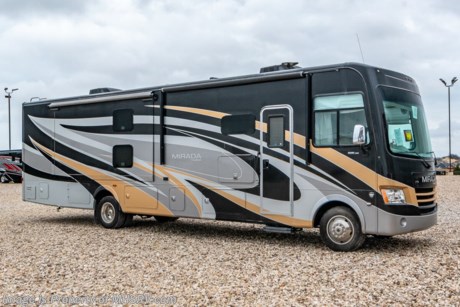 3/28/22  &lt;a href=&quot;http://www.mhsrv.com/coachmen-rv/&quot;&gt;&lt;img src=&quot;http://www.mhsrv.com/images/sold-coachmen.jpg&quot; width=&quot;383&quot; height=&quot;141&quot; border=&quot;0&quot;&gt;&lt;/a&gt;  ***Consignment*** Used Coachmen RV – 2019 Coachmen Mirada 35BH Bath &amp; 1/2 , Bunk Model is approximately 36 feet 10 inches in length with 2 slides, 2,937 miles and features automatic leveling system, dual A/C, Onan generator, Ford engine, Ford chassis, tilt steering wheel, cruise control, electric/gas water heater, power patio awning, pass-thru storage with side swing doors, black tank rinsing system, water filtration system, 50AMP with power reel, exterior shower, exterior entertainment, inverter, booth converts to sleeper, dual pane windows, solar/black out shades, solid surface kitchen counters with sink covers, residential refrigerator with ice maker, 3 burner range with oven, glass shower door, power cab over bunk, theater seats, 2 bunk TVs, 3 flat screen TVs and much more. For additional information and photos, please visit Motor Home Specialist at www.MHSRV.com or call 800-335-6054.