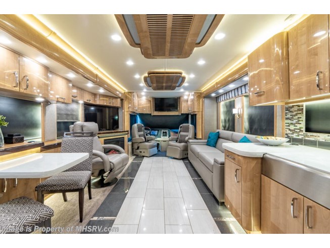 2017 American Coach American Eagle 45C - Used Diesel Pusher For Sale by Motor Home Specialist in Alvarado, Texas features Bath & 1/2