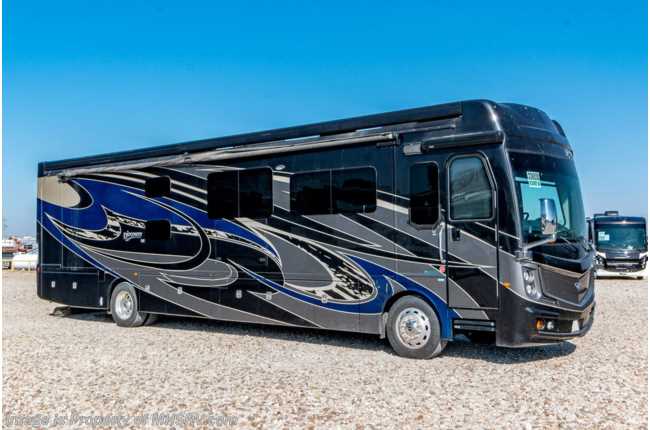 2019 Fleetwood Discovery LXE 40G Bunk Model W/ 3 Ducted A/Cs, Fireplace, King, Bunk TVs, Keyless Entry, Power Visor &amp; More
