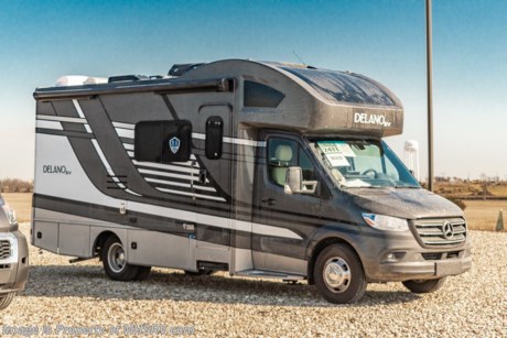 4-8  &lt;a href=&quot;http://www.mhsrv.com/thor-motor-coach/&quot;&gt;&lt;img src=&quot;http://www.mhsrv.com/images/sold-thor.jpg&quot; width=&quot;383&quot; height=&quot;141&quot; border=&quot;0&quot;&gt;&lt;/a&gt;   MSRP $198,676. New 2022 Thor Motor Coach Delano SV 24TT Mercedes Diesel Sprinter. This Luxury RV measures approximately 24 feet 9 inches in length with a tank-less water heater, a generator and the ultra-high-line cabinetry from TMC that set this coach apart from the competition! Optional equipment includes the beautiful full-body paint exterior, upgraded diesel generator, single child safety tether &amp; auto leveling jacks w/ touch pad controls. The Delano Sprinter also features a fiberglass front cap with skylight, an armless power patio awning with integrated LED lighting, frameless windows, remote exterior mirrors, back up system, swivel captain’s chairs, full extension metal ball-bearing drawer guides, Rapid Camp+, holding tanks with heat pads and much more. For more complete details on this unit and our entire inventory including brochures, window sticker, videos, photos, reviews &amp; testimonials as well as additional information about Motor Home Specialist and our manufacturers please visit us at MHSRV.com or call 800-335-6054. All sale prices include a multi-point inspection, interior &amp; exterior wash, detail service and a fully automated high-pressure rain booth test and coach wash that is a standout service unlike that of any other in the industry. You will also receive a thorough coach orientation with an MHSRV technician, a night stay in our delivery park featuring landscaped and covered pads with full hook-ups and much more! Read Thousands upon Thousands of 5-Star Reviews at MHSRV.com and see what they had to say about their experience at Motor Home Specialist. MHSRV.com or 800-335-6054 - Why Pay More? Why Settle for Less?