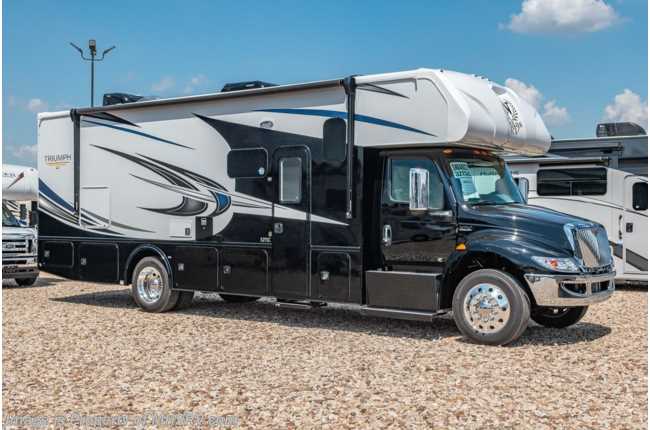 2023 Nexus Triumph 32TSC Super C W/ Upgraded A/C, Bedroom TV, Ext. Entertainment, Slate Wood &amp; More