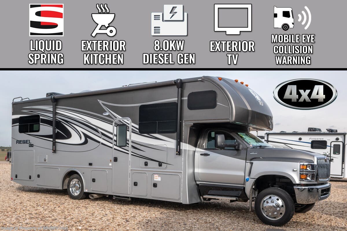 2023 Nexus Rebel 35R Bunk Model 4x4 International® CV™ Series Super C W ...