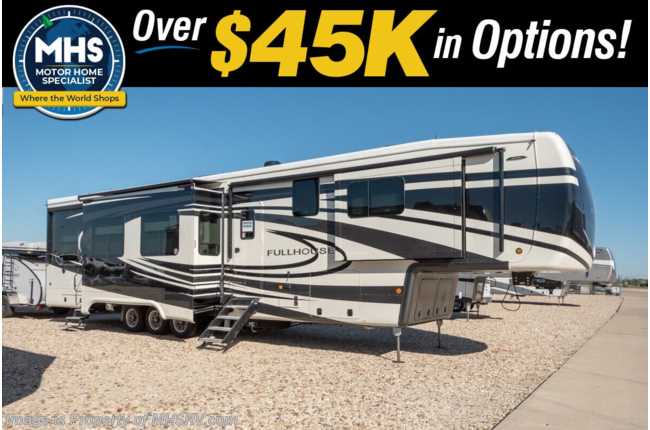2023 DRV Full House JX450 Toy Hauler W/ MaxxAir Fan, W/D, Garage Patio System, Custom Paint &amp; More