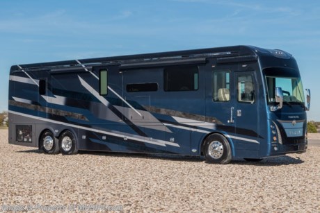 &lt;a href=&quot;http://www.mhsrv.com/other-rvs-for-sale/foretravel-rv/&quot;&gt;&lt;img src=&quot;http://www.mhsrv.com/images/sold-foretravel.jpg&quot; width=&quot;383&quot; height=&quot;141&quot; border=&quot;0&quot;&gt;&lt;/a&gt; M.S.R.P. $1,575,990 - The 2023 Foretravel Realm Presidential Series takes the luxury motor coach market to all new heights and further propels the legacy of Foretravel as well as the Realm FS6 itself. The Foretravel Realm stands alone as the finest motor coach of its kind available on the market today. It rides on Spartan&#39;s Premier K4 chassis offering incomparable ride, handling, and safety. This extraordinary motor coach is the Luxury Villa 2 (LV2) floor plan with the beautiful Dover interior d&#233;cor package and the all-new Trident exterior paint scheme that are both exclusive to the Realm Presidential Series. The LV2 is highlighted by a massive power lift living room TV; U-shaped extendable sofa; a stack washer/dryer; a luxurious master bedroom with a Slumber Ease motorized luxury king size mattress and power lift LED TV; and an incredible, residential designed master bath with huge custom tile shower, beautiful sink basins, large pull-out medicine cabinet, private water closet, and large master linen &amp; wardrobe closet. You will also find a true flat floor design throughout the Realm Presidential Series including, not only Foretravel&#39;s premium flat floor slide-out rooms but also the bedroom to master bath transition. The Presidential Series also boasts a 600D Hydronic Heating system. You will find a multi-function digital dash and instrumentation display system, the Premier Steer adjustable driver&#39;s assist system, Navigation with in-dash and additional passenger side monitors, a Coach Monitoring System, tire pressure sensors, beautiful full tile floors and back-splashes, ultra-high-end quartz counter tops throughout, premium brand refrigerator and convection microwave, LED accent lighting throughout, a beautiful curved step entry way, Braun extra heavy duty power entrance steps, a designer entry door with LED accent lighting, 4K QLED TVs where applicable, upgraded cab stereo and sub-woofer, heated and cooled leather pilot and co-pilot seats, recessed and upgraded ceiling features in the galley and bedroom, recessed cook top, Mobile Eye Collision Avoidance System, a &quot;Bird&#39;s Eye View&quot; camera system for the ultimate in coach visibility along with an additional 3-camera coach monitoring system with power rear camera, Eaton Vorad blind spotters, dual integrated power awnings, power entry door awning, exterior entertainment center, (2) electric sliding cargo trays, exterior freezer, full coach and multi-color LED ground effect lighting package, unmistakable full body paint exterior with Armor-Coat sprayed protection below windshield, chrome grill and accent package, (2) 2800 watt inverters, electric floor heat, solar panel package, dishwasher drawer, HD satellite and WiFi Ranger Elite. The Spartan K4 chassis is not only massive in stature but boasts a best-in-class 20,000 lb. Independent Front Suspension, Premier Steer (adjustable steering control system), Torqued-Box Frame, a passive steering rear tag axle for incomparable handling and maneuverability as well as the Spartan Advanced Protection System which includes OnGuard™ Active a collision mitigation system with adaptive cruise control, electronic stability control, and automatic traction control. You will know instantly, once behind the wheel of a Realm, that this chassis is truly a cut above all other luxury motor coach chassis. It is powered by a Cummins 605HP diesel. You will also find additional advanced safety features on a Realm like a fire suppression system for the engine, Tyron Bead-Lock wheel safety bands, and steel construction rather than aluminum found in the competition. You will also enjoy the ultimate in slide-out room fit and finish. These slides are undoubtedly head and shoulders above the competition. They feature pneumatic seals that provide a literal airtight seal completely around the entire slide-out room regardless of slide position for the premium in fit, finish, and function. They also feature a power drop-down flooring system that gives the Realm not only a flat-floor when extended, but a true flat-floor when retracted as well. (No carpet lip, uneven floor surfaces, damaging rollers, poorly sealed rubber gaskets, etc.) The Realm also features a flat floor bedroom to master bath transition. You won&#39;t find that in the competition; Nor will you find a *3-YEAR or 50K MILE SPARTAN NO-COST MAINTENANCE PLAN INCLUDED - (A Realm Exclusive) and a *2-YEAR or 24K MILE LIMITED WARRANTY. For more details contact Motor Home Specialist today. REALM, by definition, is a royal kingdom; a domain within which anything may occur, prevail or dominate. The Realm of Dreams is here and available at Motor Home Specialist, the #1 Volume Selling Motor Home Dealership in the World. Visit MHSRV.com or call 800-335-6054 for complete details, photos, videos, brochures, and more. The Foretravel Realm Presidential Series FS6... Your Kingdom Awaits.