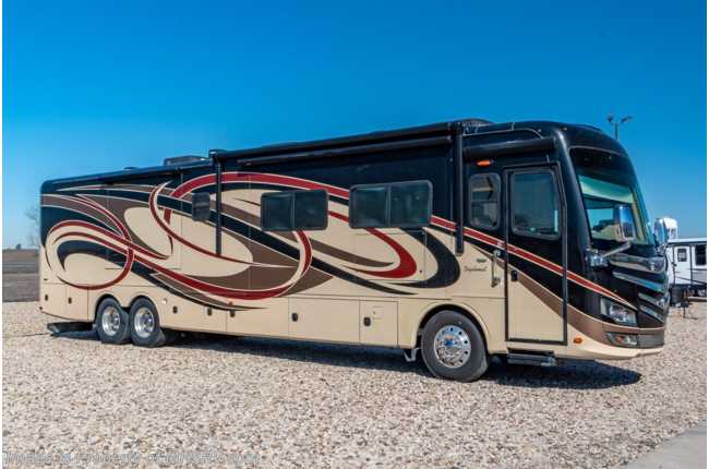 2013 Monaco RV Diplomat 43DFT Bath &amp; 1/2 W/ Fireplace, King Bed, Res. Fridge, Smart Wheel, Power Visor &amp; More
